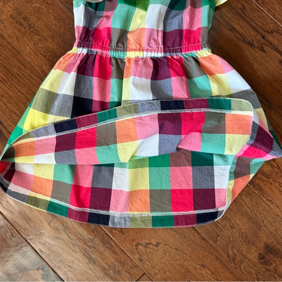 Janie and Jack gingham summer plaid dress, size 3 - Picture 4 of 6